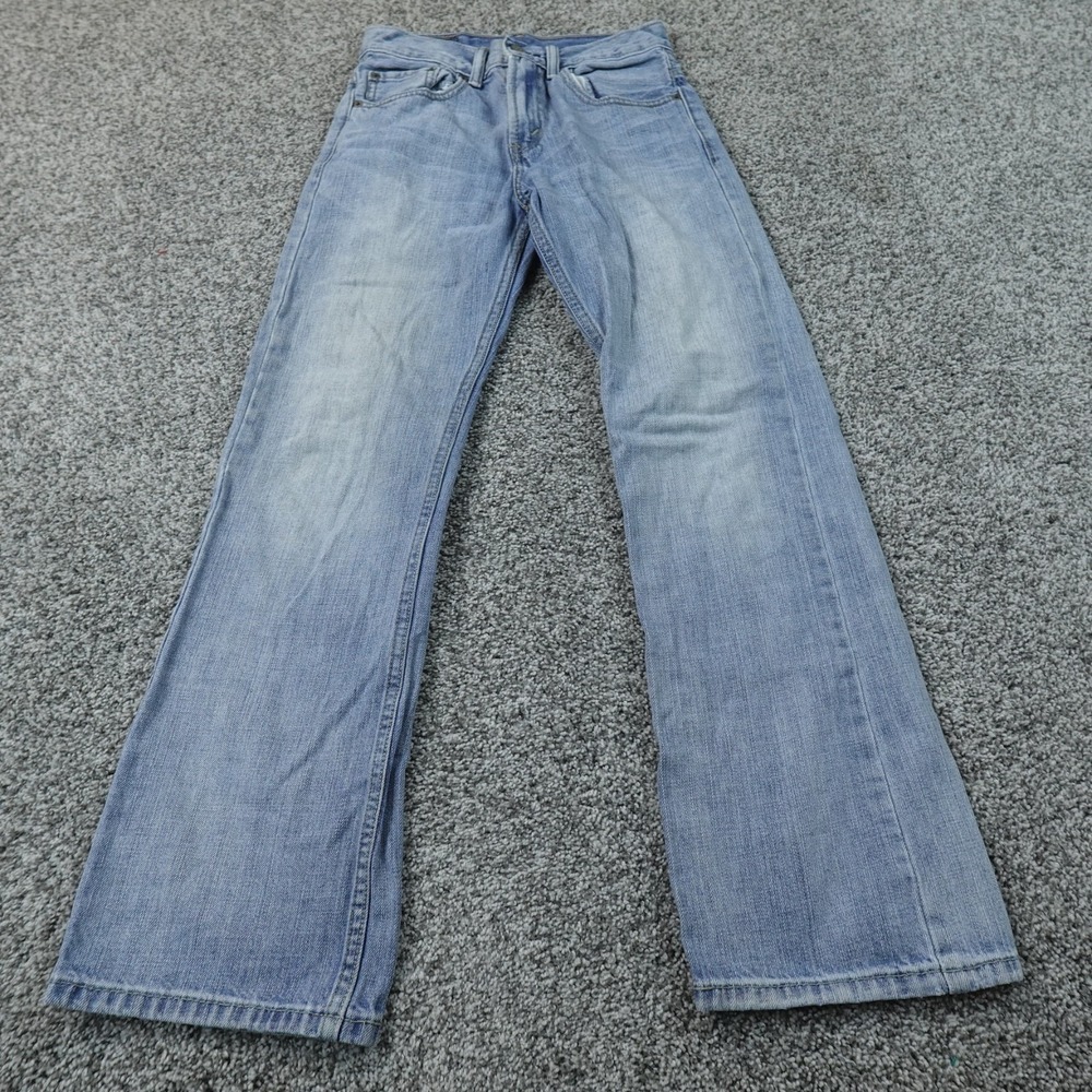 Levis Jeans Mens 25X27 Blue Denim Pants 527 Boot Cut Y2K Western Boys 14 Slim